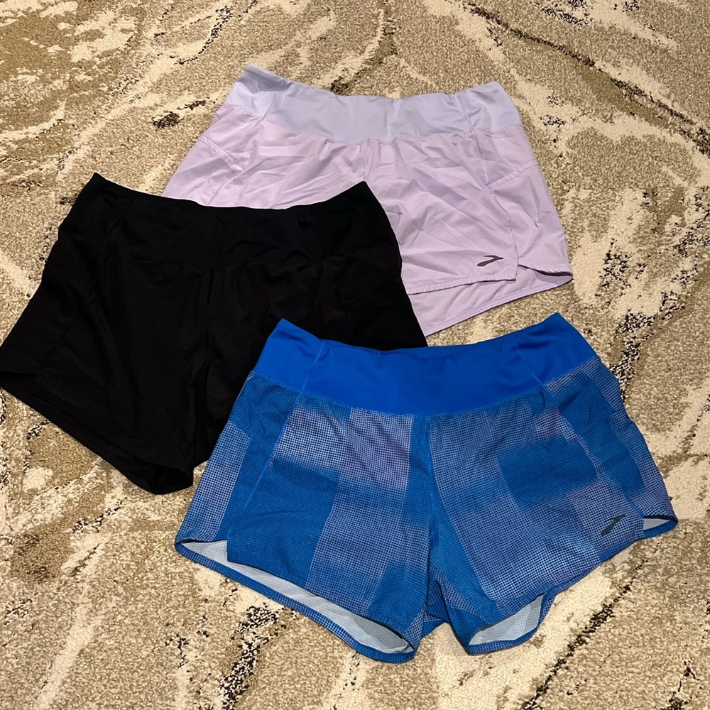 BUNDLE of 3 Brooks Chaser 5” Women’s Running Shorts - L